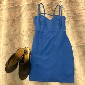 SOLD Nasty Gal Strappy Tight Dress